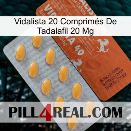 Vidalista 20 Comprimés De Tadalafil 20 Mg 43